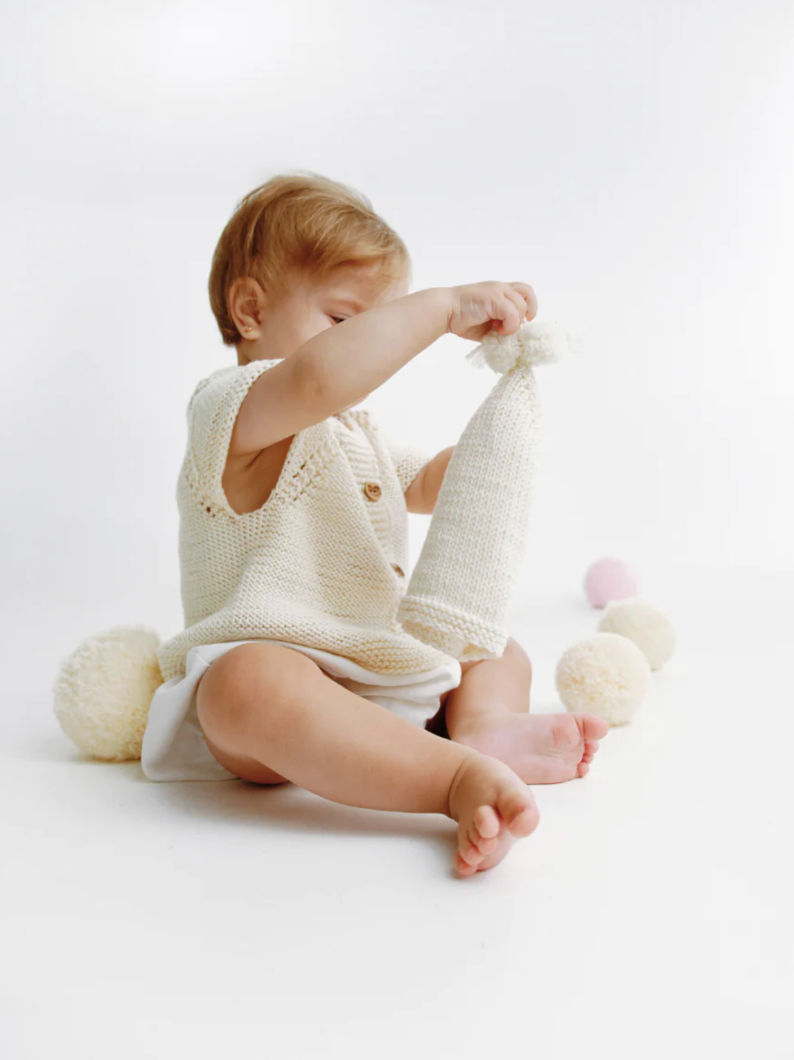 В'язаний комплект молочний