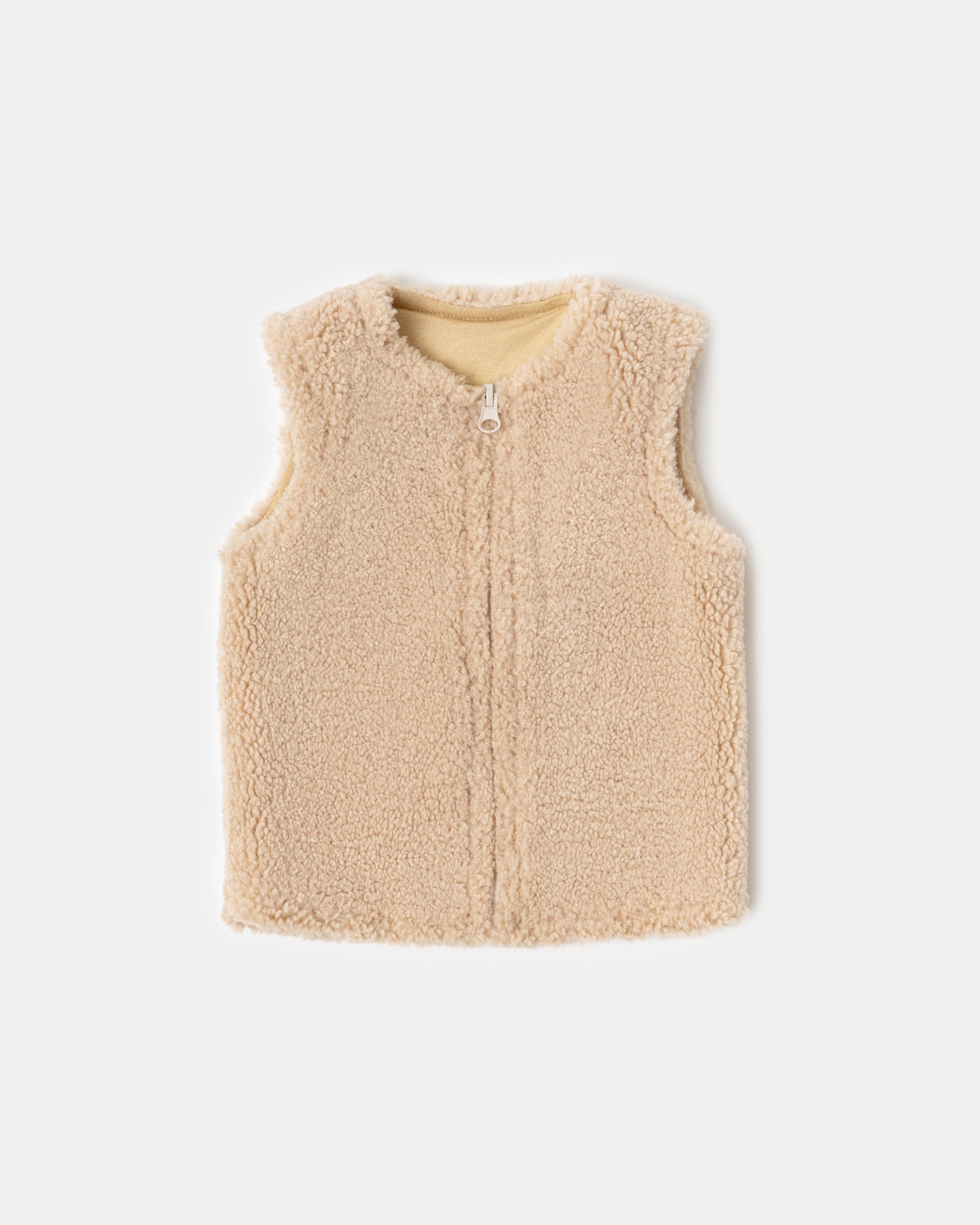 Камізелька хутряна Бежева