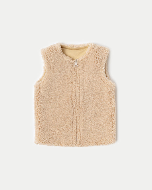 Камізелька хутряна Бежева