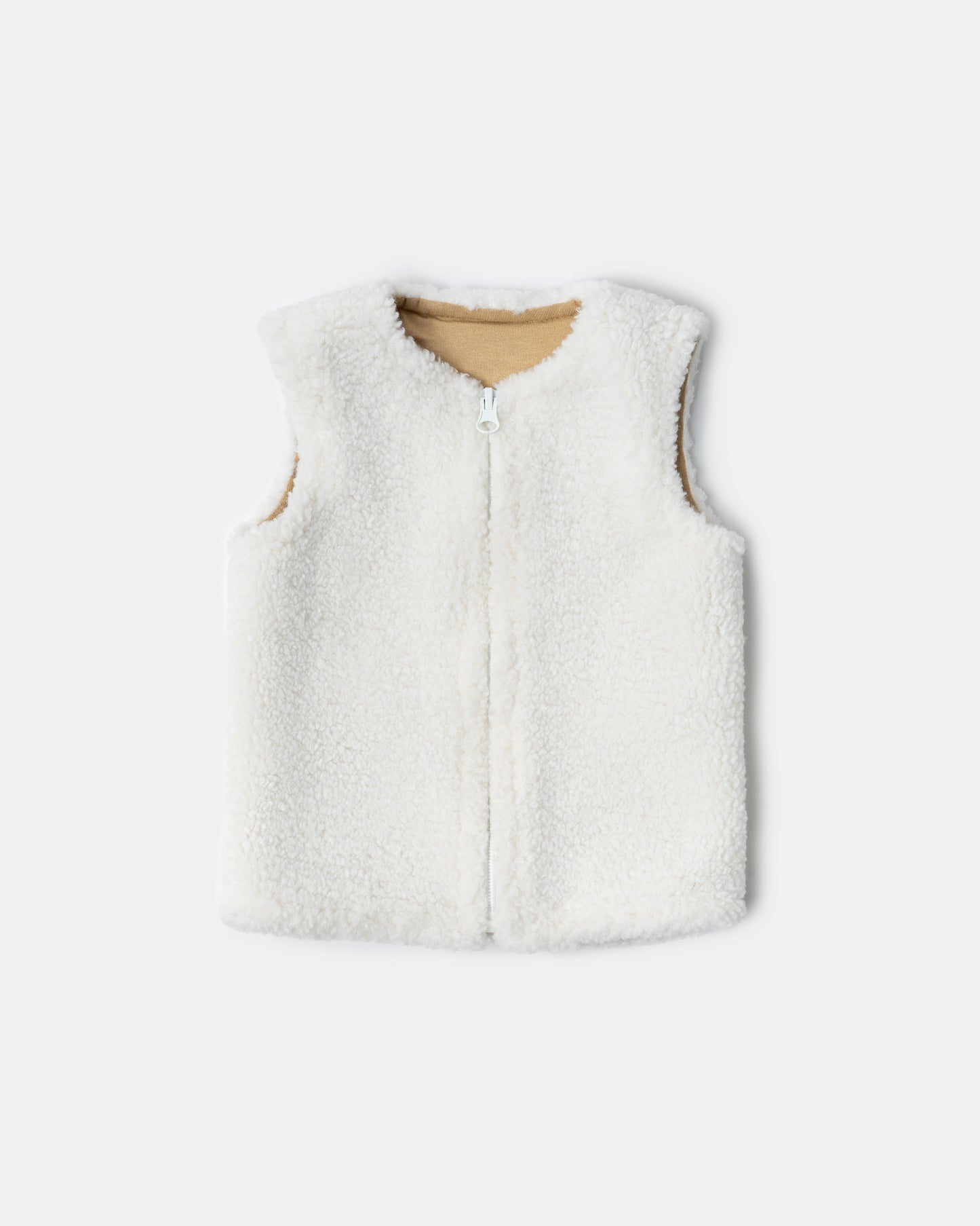 Камізелька хутряна Бежева