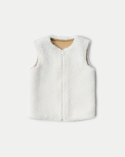 Камізелька хутряна Бежева