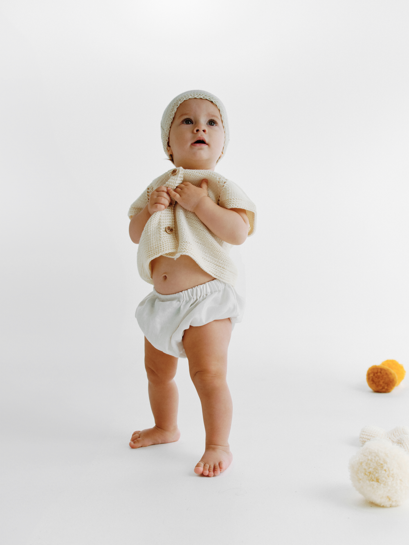 В'язаний комплект молочний