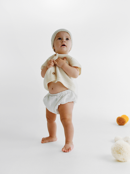 В'язаний комплект молочний