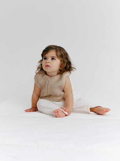 Камізелька хутряна Бежева